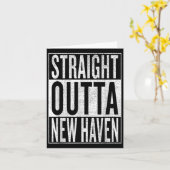 Straight Outta New Haven Great Travel &amp;  カード (黄色い花)