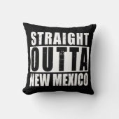 Straight Outta New Mexico Word Art クッション (正面)