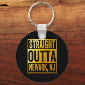 Straight Outta Newark New Jersey キーホルダー (正面)