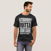 Straight Outta Nursing School Class of 2025 Funny Tシャツ (正面フル)