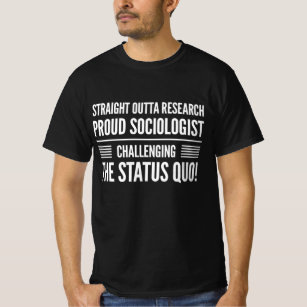 Straight Outta Research：社会科誇りを持った学者 Tシャツ