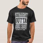 Straight Outta Schedule Changes Graduation 2023 Gi Tシャツ (正面)