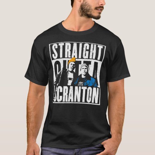 Straight Outta Scranton - Lazy Scranton Essential Tシャツ (正面)