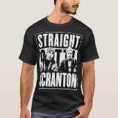 Straight Outta Scranton - Lazy Scranton Tシャツ (正面)