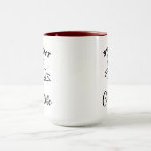 Straight Outta Sin into Christ Life Coffee Mug マグカップ (中央)
