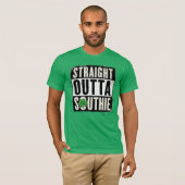 Straight Outta Southie Boston Tシャツ (正面フル)