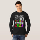 Straight Outta Tenth Grade 2023 Graduation 10th Gr Tシャツ (正面フル)