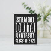 Straight Outta University 2025バージョ動揺してン ポストカード (スタンド正面)
