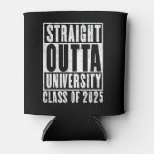 Straight Outta University 2025バージョ動揺してン 缶クーラー (正面)