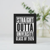 Straight Outta University Class of 2026 ポストカード (スタンド正面)