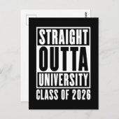 Straight Outta University Class of 2026 ポストカード (正面/裏面)