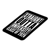 Straight Outta University Class of 2026 マグネット (左側)