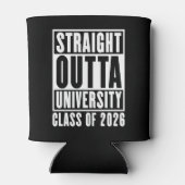 Straight Outta University Class of 2026 缶クーラー (裏面)