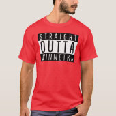 Straight Outta Winnetka Illinois Oversized Tシャツ (正面)