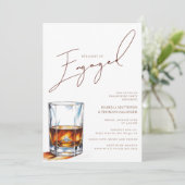 Straight Up Engaged Whiskey Engagement Party 招待状 (スタンド正面)