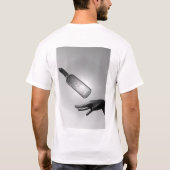 straightupのhandstallの白 tシャツ (裏面)