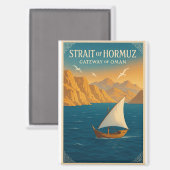 Strait of Hormuz – Gateway of Oman マグネット (正面/裏面)