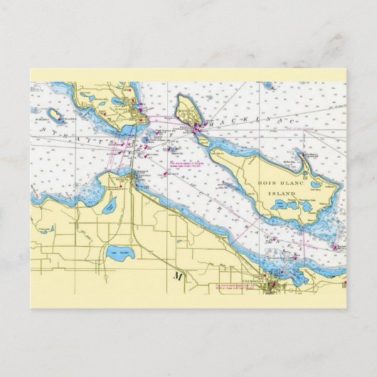 Straits of Mackinac Postcard ポストカード (正面)