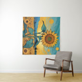 Stralende Zonnebloem - Dutch Master Serie ZA01 タペストリー (インサイチュ(横))
