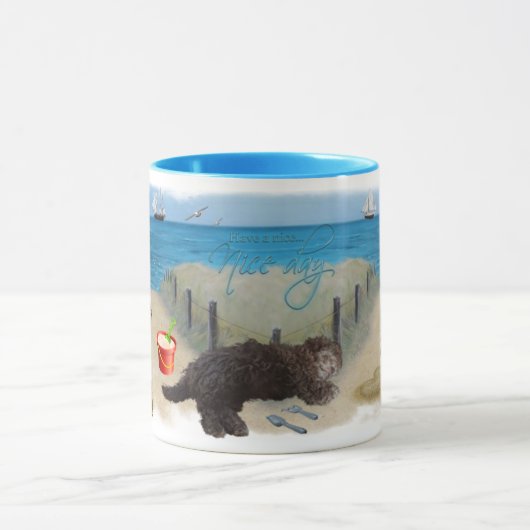 Strand Bolonka-01 マグカップ (中央)