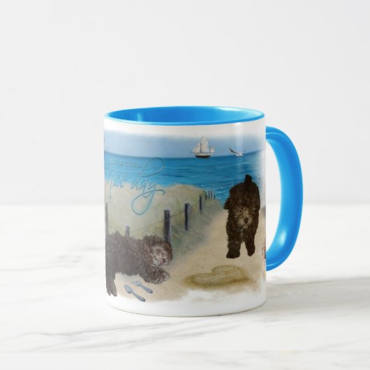 Strand Bolonka-01 マグカップ (正面右)