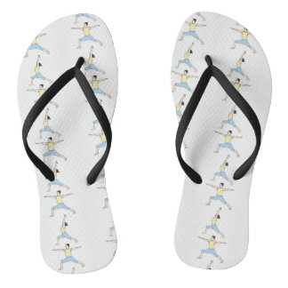 Strand-Sandalen mit Yoga-Design ビーチサンダル