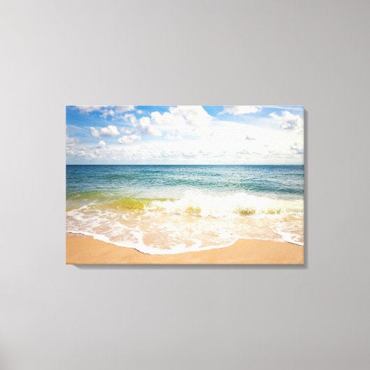 Strandimpression Hörnum 02 キャンバスプリント (正面)