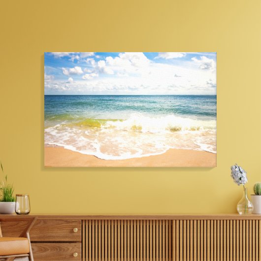 Strandimpression Hörnum 02 キャンバスプリント (インサイチュ (リビング))