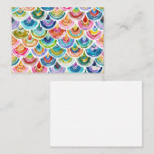 STRANEBOWホタテカラフルロプノートカード ノートカード (正面/裏面)