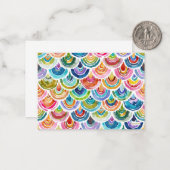 STRANEBOWホタテカラフルロプノートカード ノートカード (正面/裏面インサイチュ)