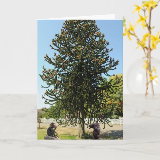 Strange enough to puzzle a monkey. カード (黄色い花)