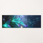 strange meadow of glowing plants  ヨガマット (正面(横))