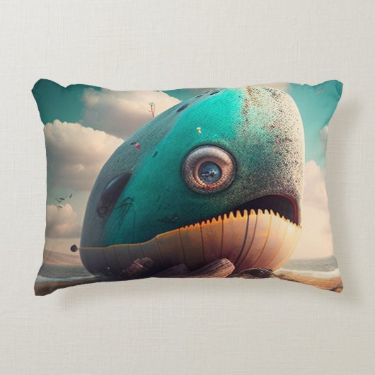Strange Whale アクセントクッション (正面)