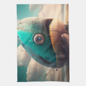 Strange Whale キッチンタオル (縦)