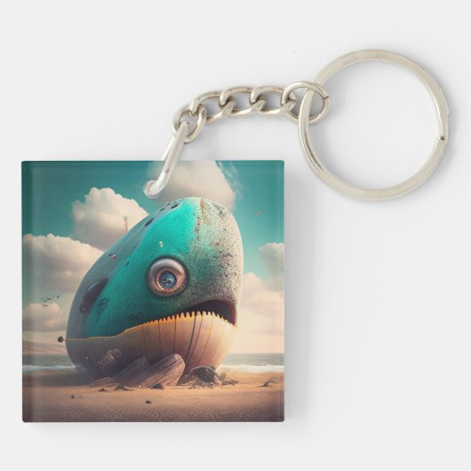 Strange Whale キーホルダー (裏面)