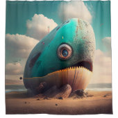 Strange Whale シャワーカーテン (正面)