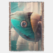 Strange Whale スローブランケット (正面縦)