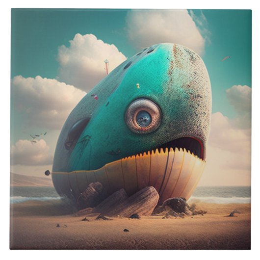 Strange Whale タイル (正面)