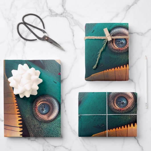 Strange Whale ラッピングペーパーシート (正面)