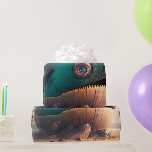 Strange Whale ラッピングペーパー (パーティーギフト)