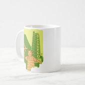 Strangeco航空会社のマグ コーヒーマグカップ (正面左)