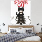 stranger cat キャンバスプリント (インサイチュ (寝室))