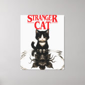 stranger cat キャンバスプリント (正面)