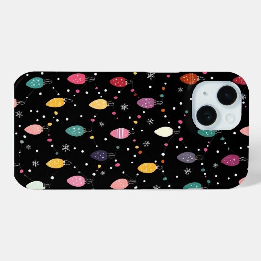 Stranger Christmas Lights Wall Case Monster Art Case-Mate iPhoneケース (裏面 (横))