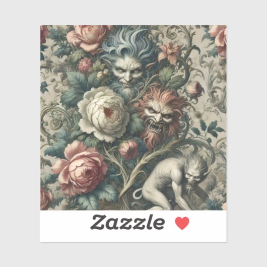 Strangers in the Park at Night – Gothic Victorian シール (シート)