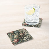 Strangers in the Park at Night – Gothic Victorian スクエアペーパーコースター (インサイチュ)