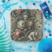 Strangers in the Park at Night – Gothic Victorian ペーパープレート (パーティー)