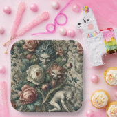 Strangers in the Park at Night – Gothic Victorian ペーパープレート (パーティー)