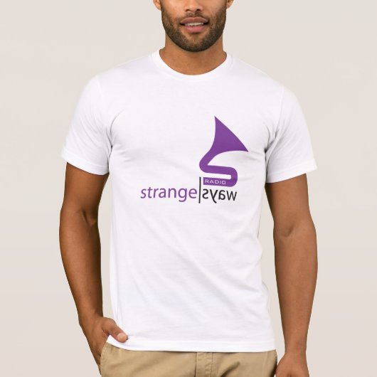 Strangewaysの無線の白いTシャツ Tシャツ (正面)