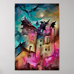 STRANK CASTLE art and ファンタジーポスター ポスター